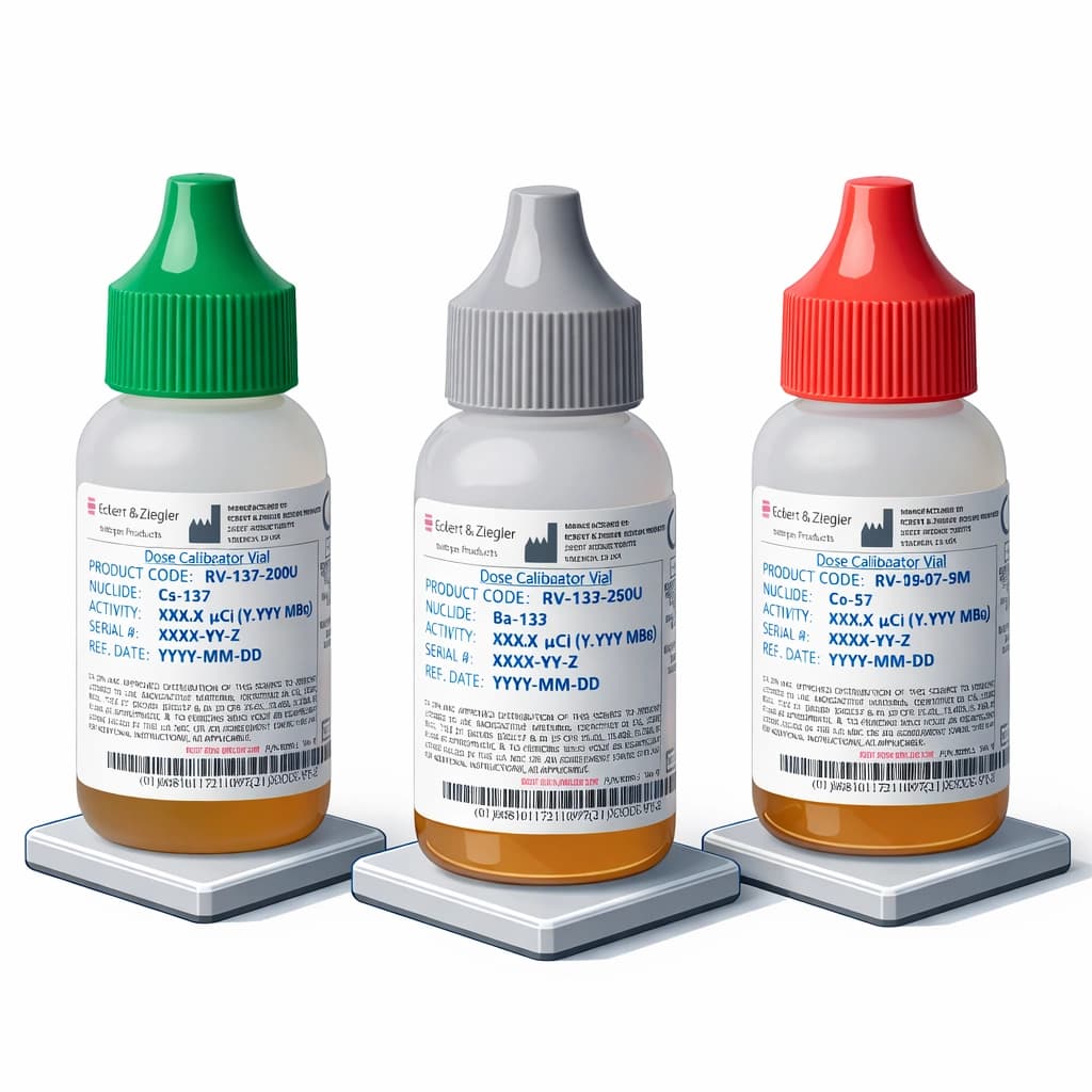 Kit de calibración (Cs-137, Ba-133, Co-57)